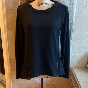 Classic Black Long Sleeve Women's Top